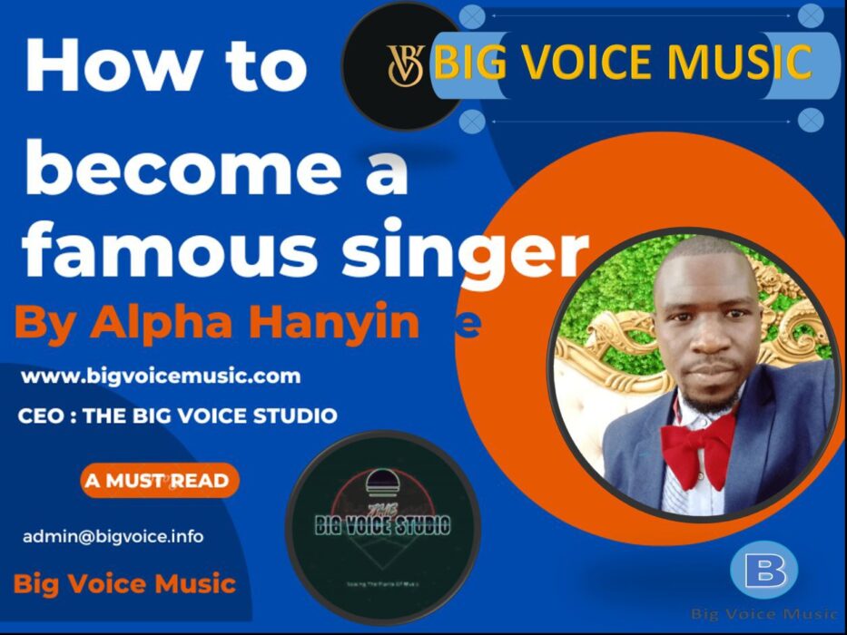 How to become a famous singer